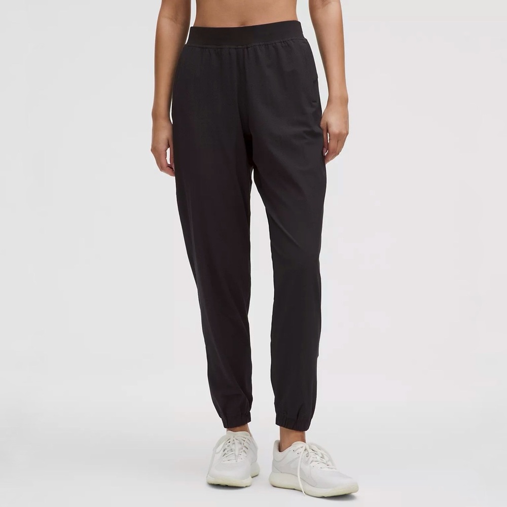 Lululemon Adapted State Perforated High-Rise Jogger‎ in Black